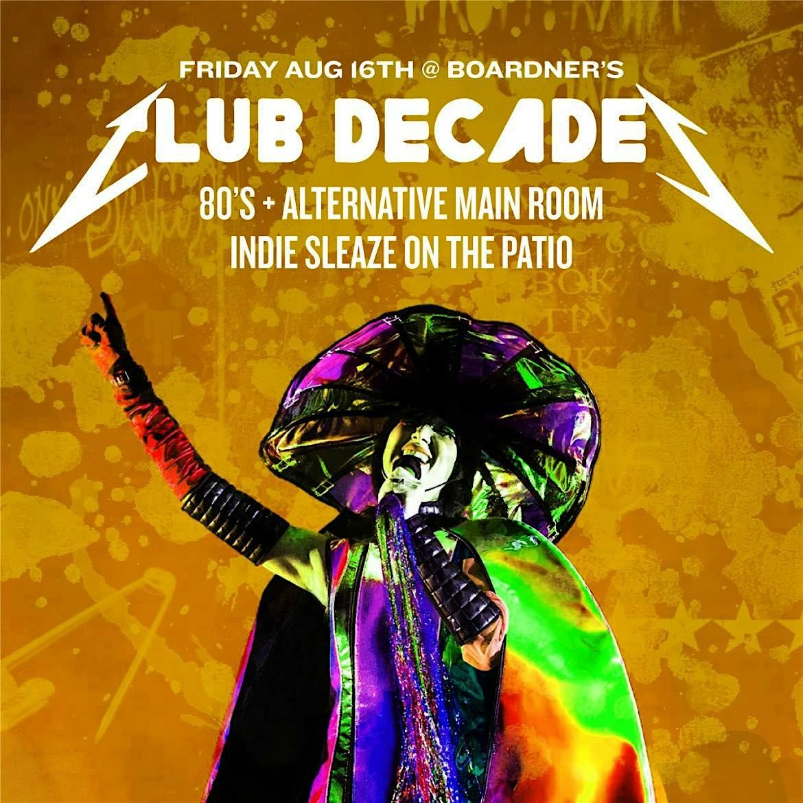 Club Decades - Indie Sleaze Night 8\/16 @ Boardner's