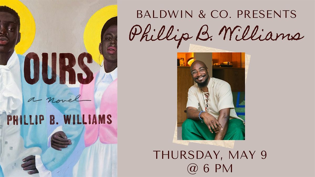 Phillip Williams Author Talk and Book Signing!
