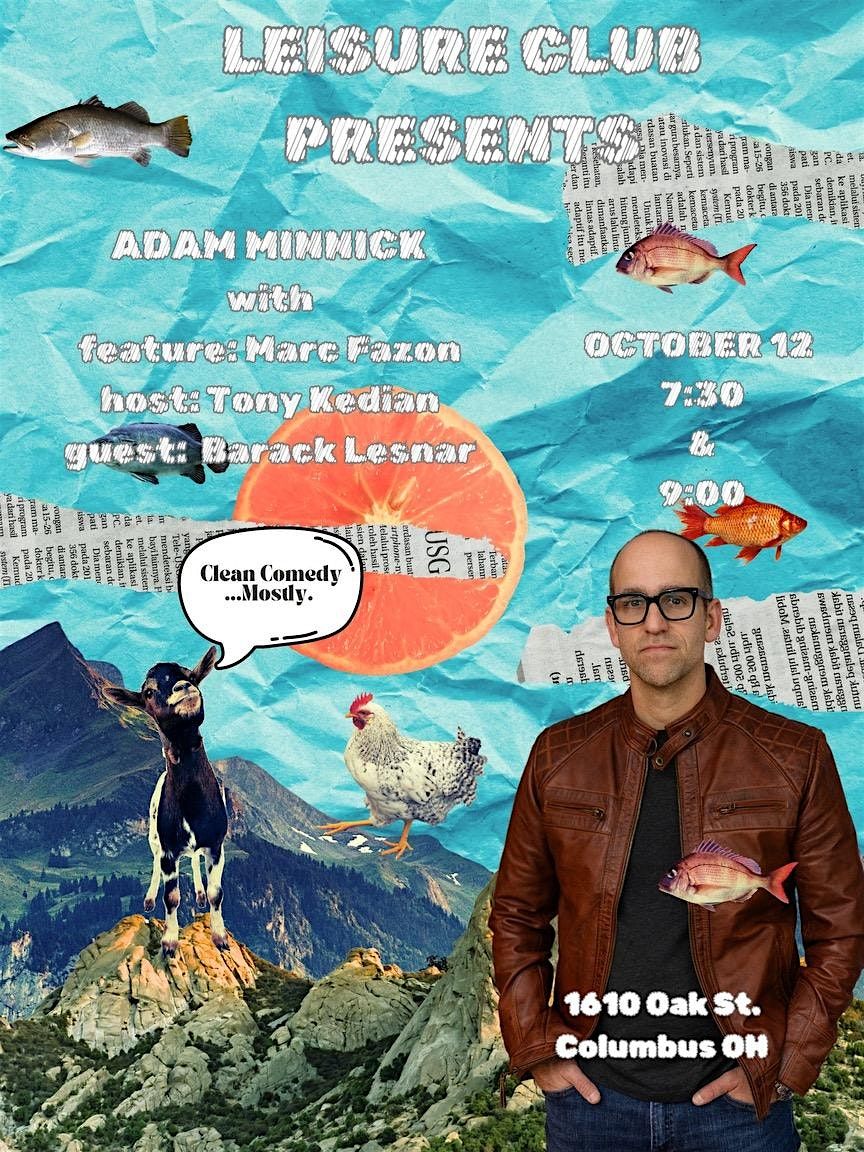 Adam Minnick Stand-Up Comedy 7:30pm