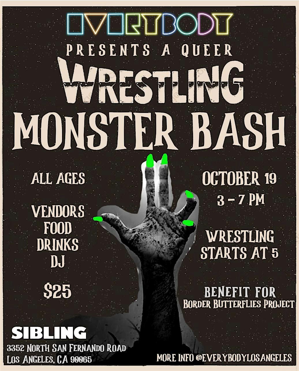 MONSTER BASH! Queer Wrestling Match & Fall Festival!