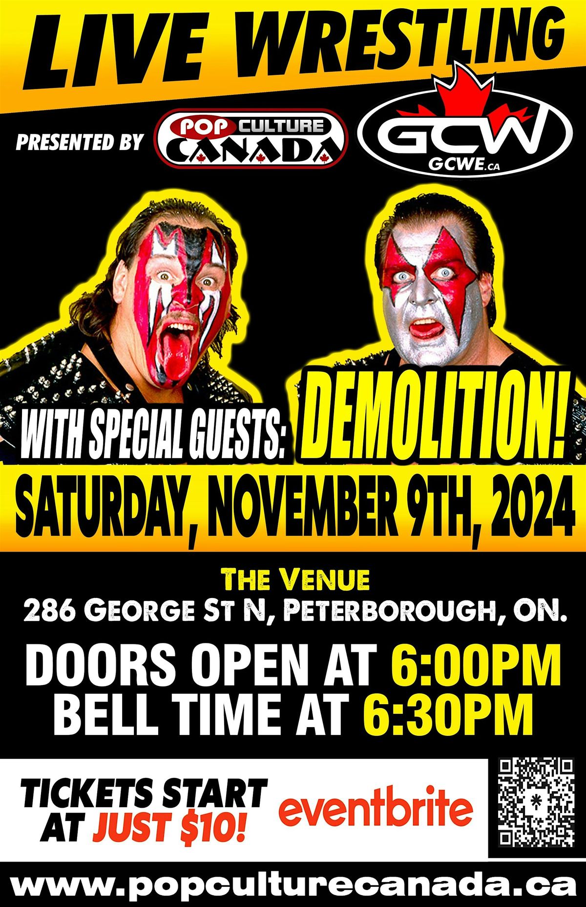 GCW : PETERBOROUGH : NOVEMBER 9TH 2024  : LIVE WRESTLING