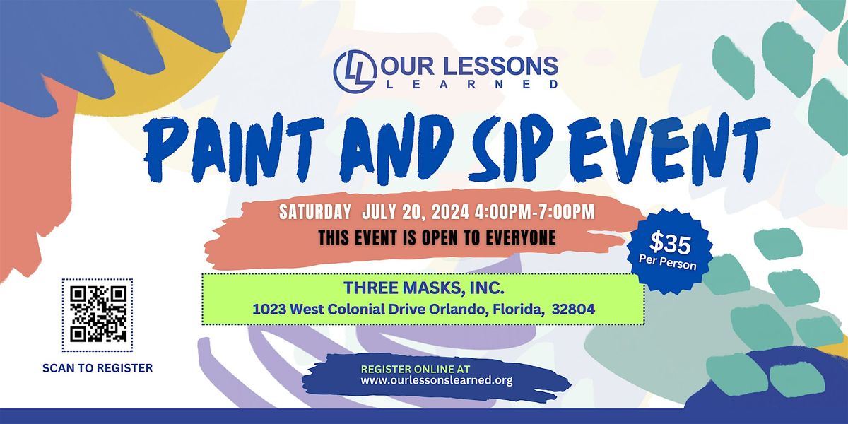 Paint and Sip Event