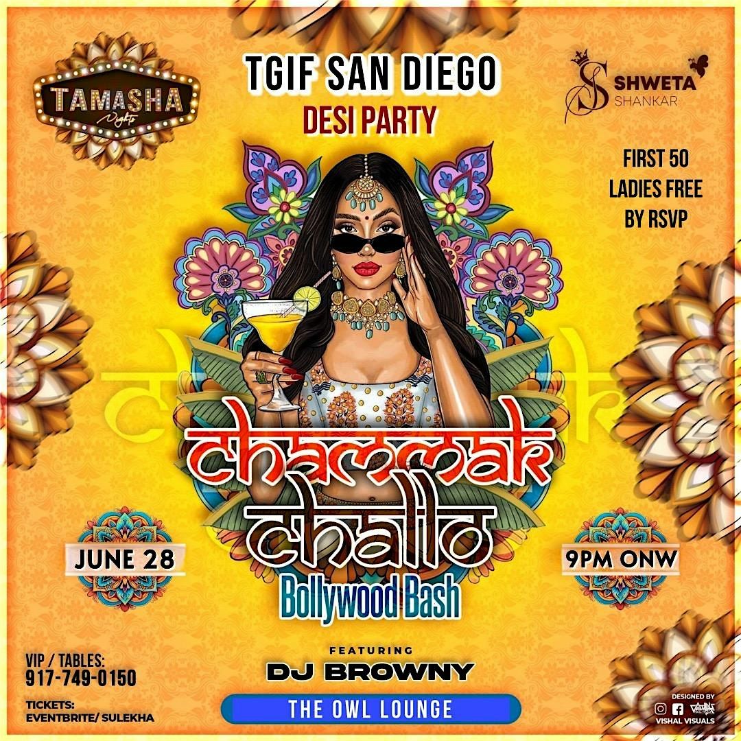 SAN DIEGO TGIF BOLLYWOOD PARTY FT. DJ BROWNY @THE OWL LOUNGE