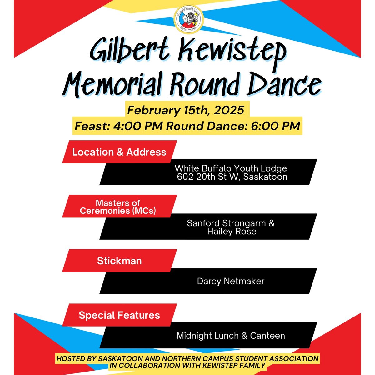 Gilbert Kewistep Memorial Dance