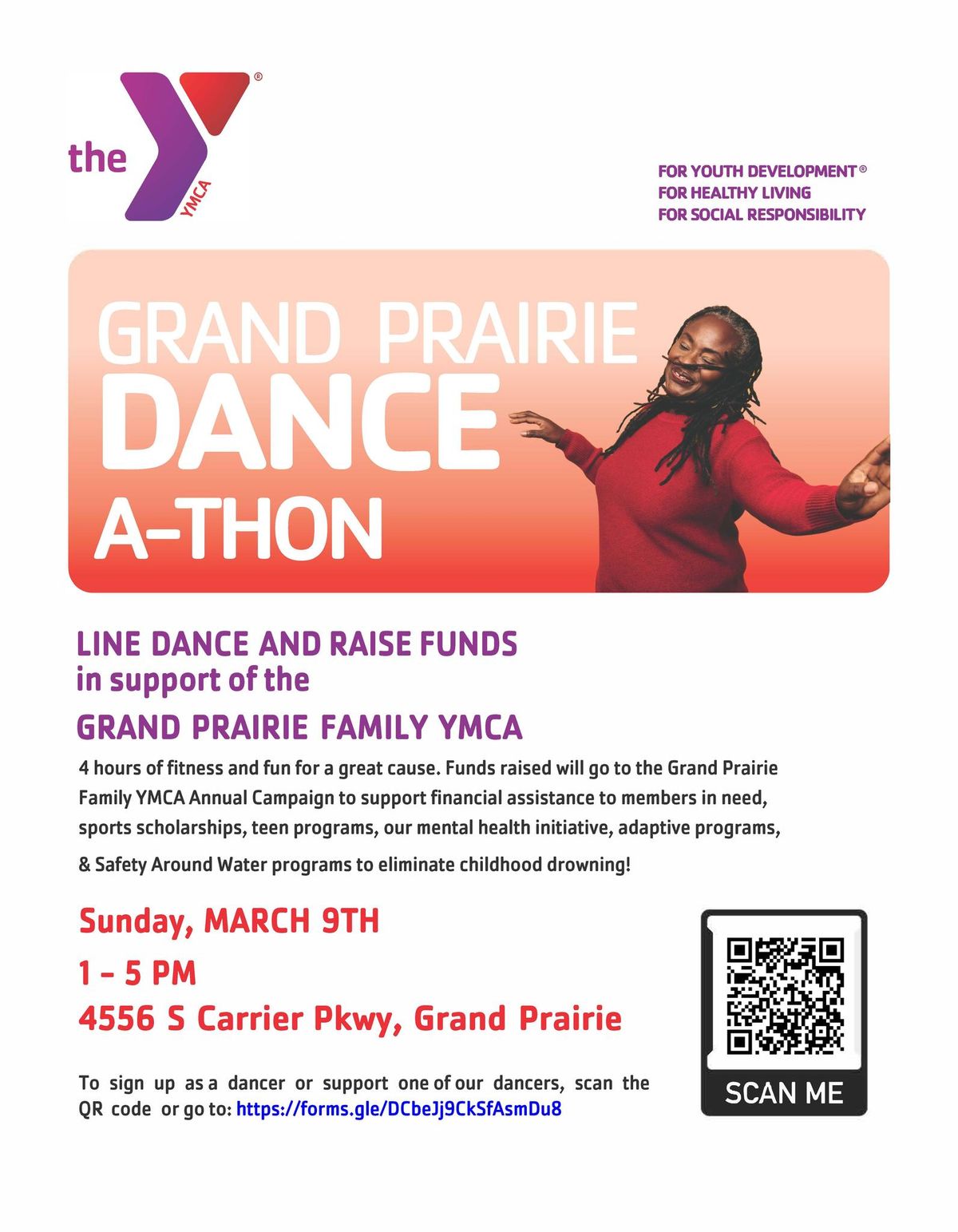 Grand Prairie Family YMCA 3rd Annual Line-Dance-A-Thon