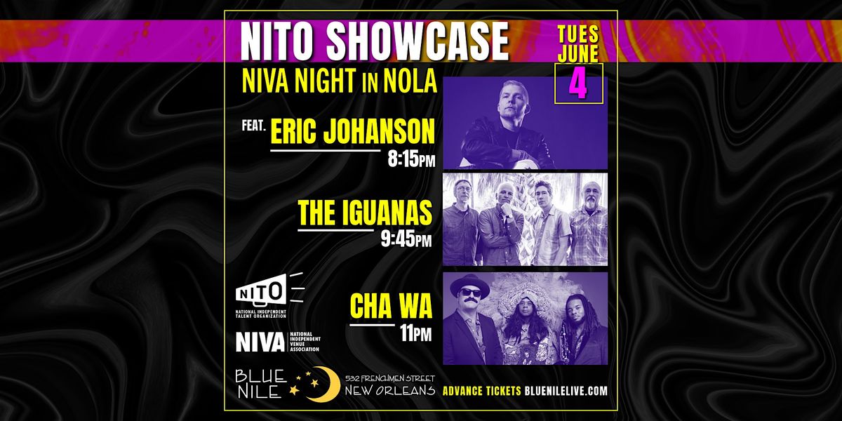NITO SHOWCASE - NIVA Night in NOLA  at Blue Nile