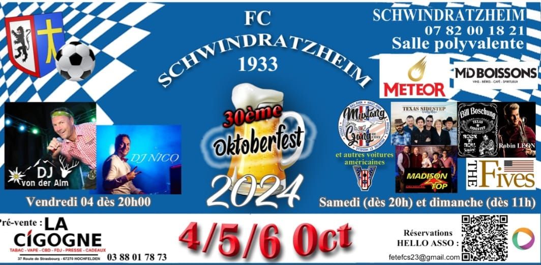 OKTOBERFEST -30eme Anniversaire