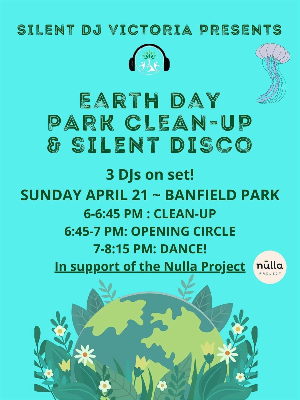 EARTH DAY PARK CLEANUP & SILENT DISCO
