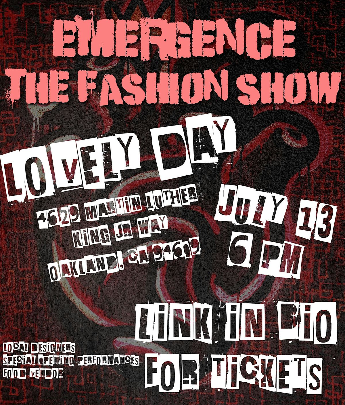 EMERGENCE, The Fashion Show: Rage & Peace