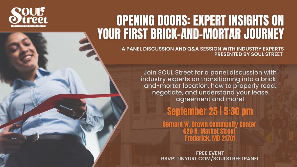 Opening Doors: Expert Insights on Your First Brick and Mortar Journey