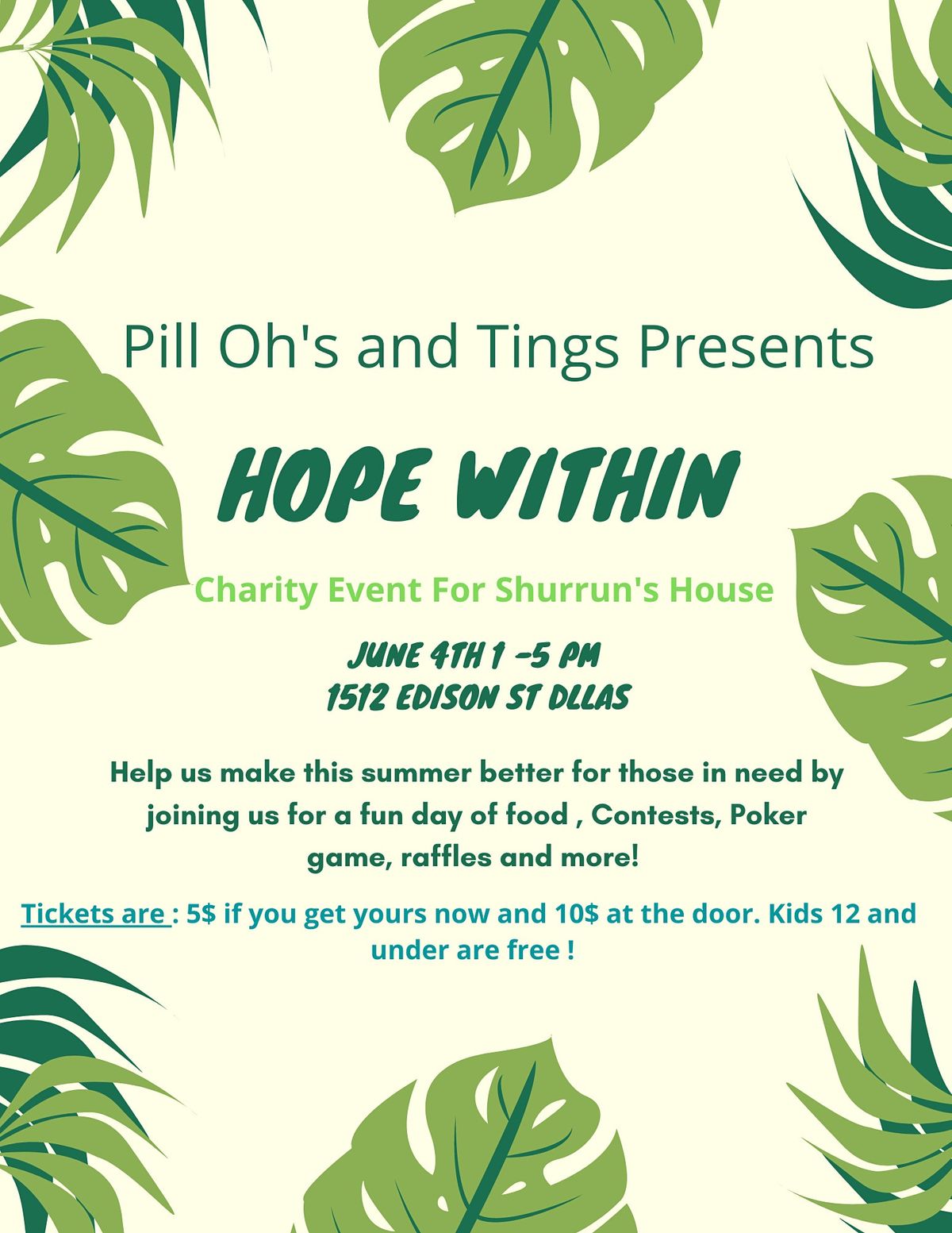 Hope Within  Charity Fundraiser