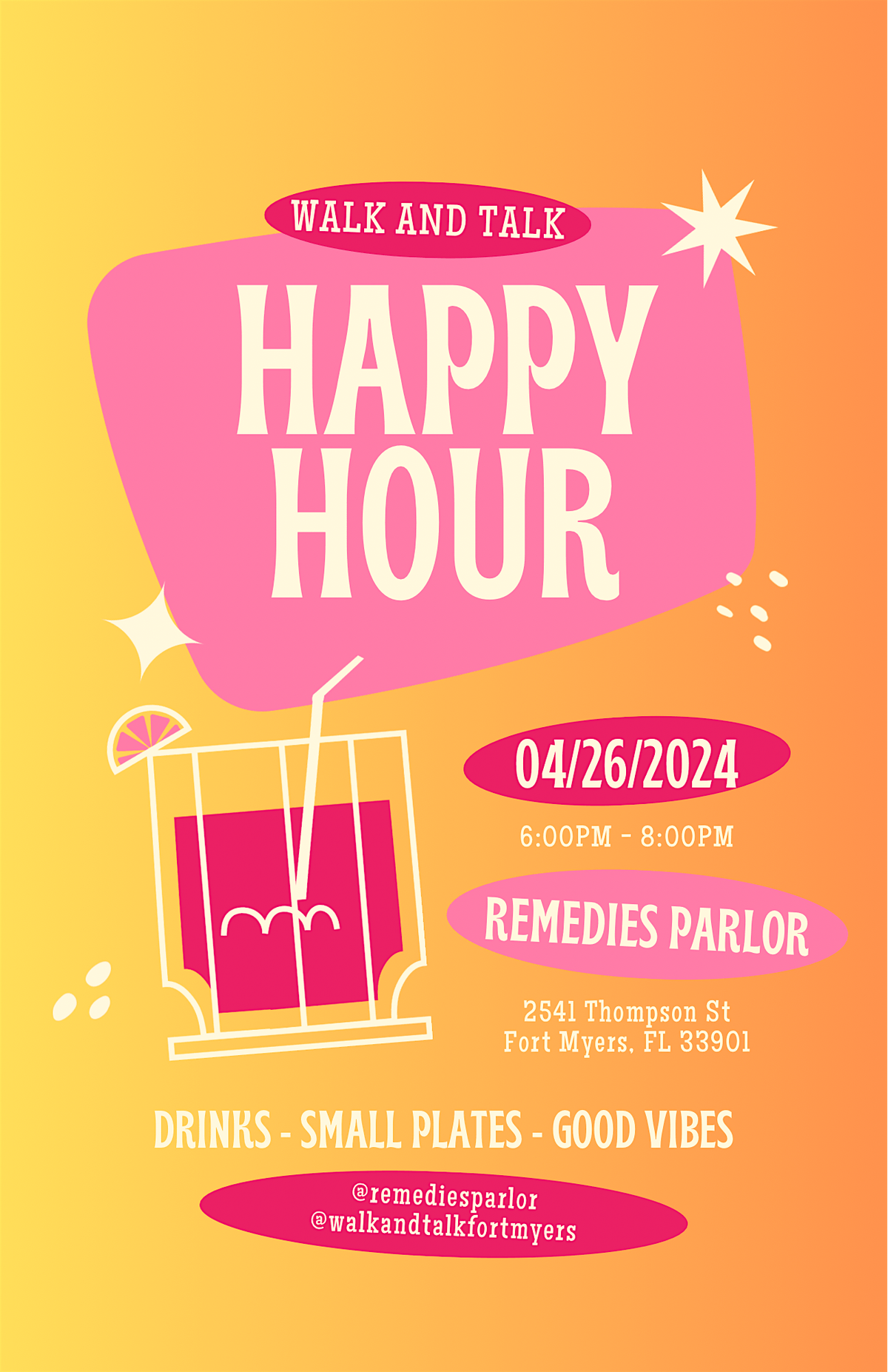 Happy Hour hosted by Walk and Talk