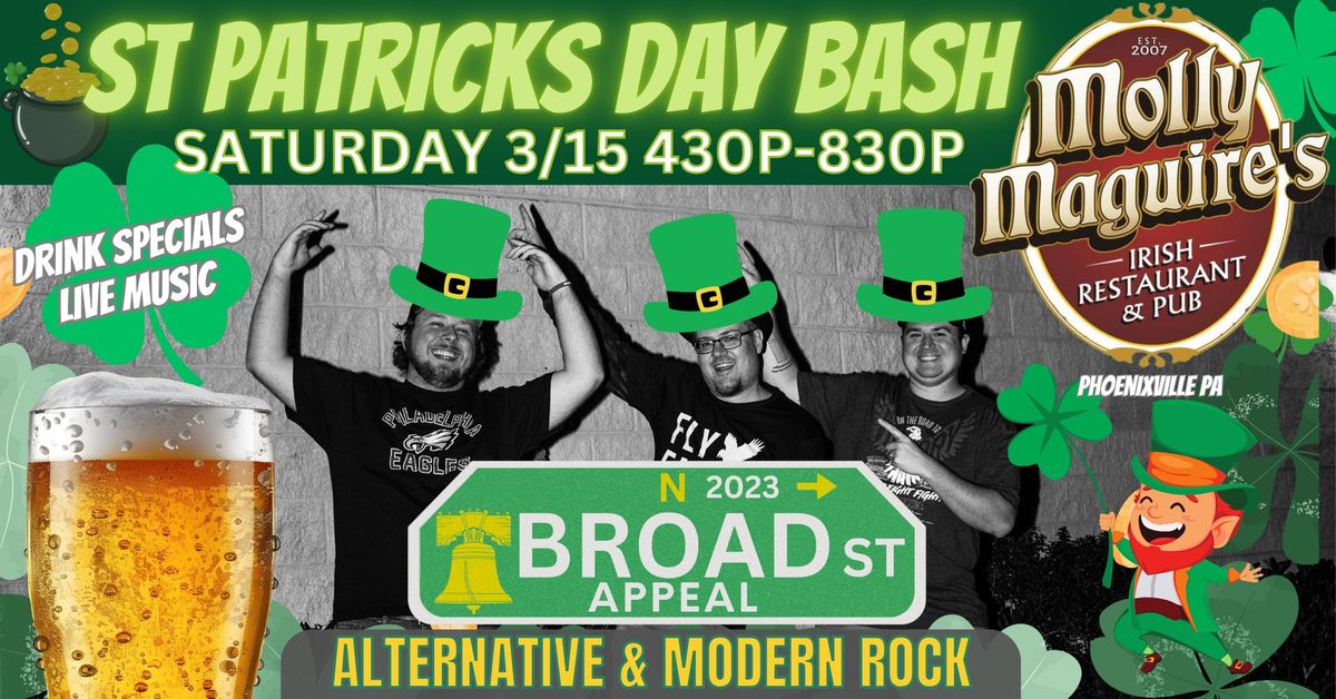 St Patrick's Day BASH @ Molly Maguires