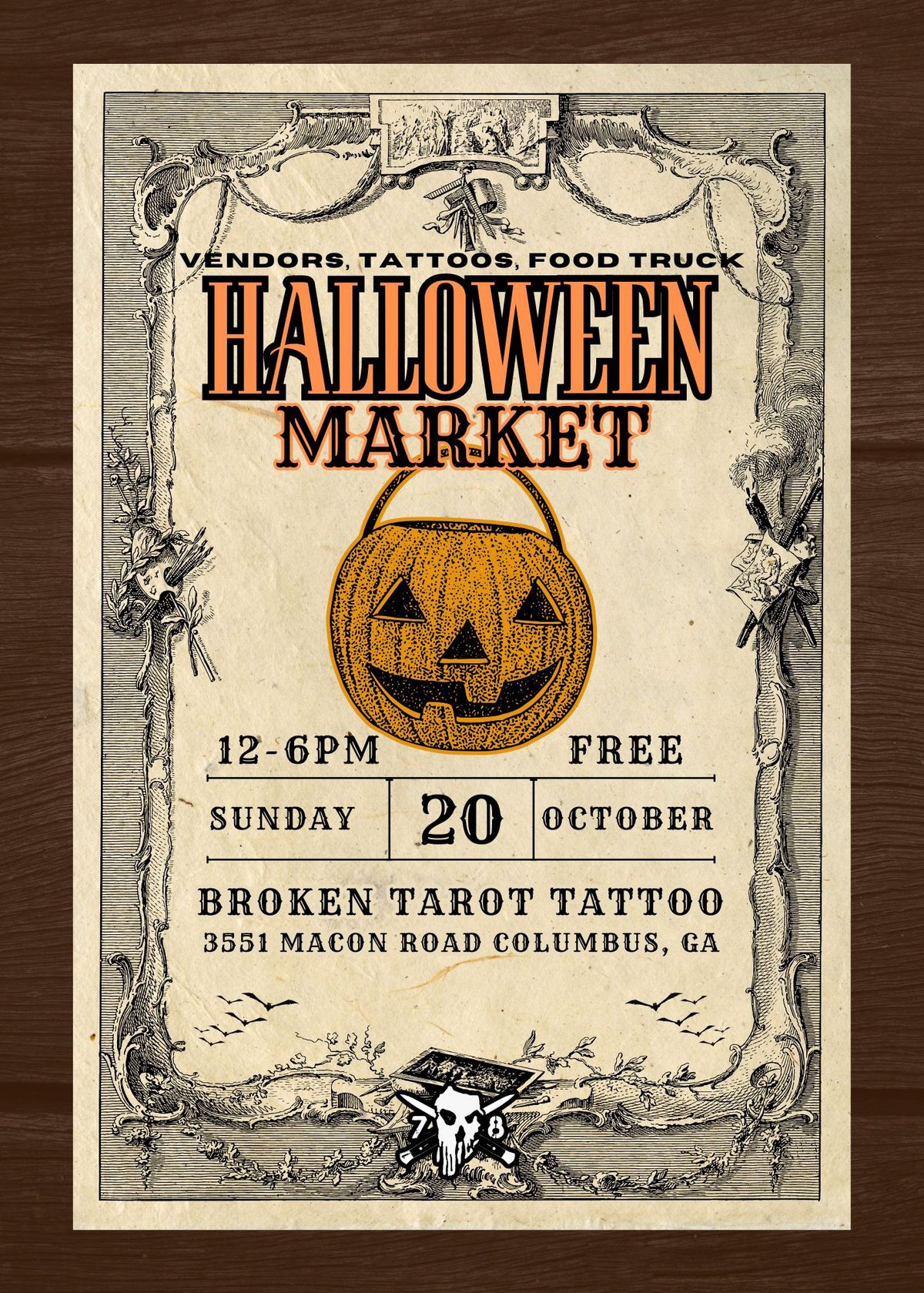 Halloween Market: Vendors, food, tattoo flash deals 