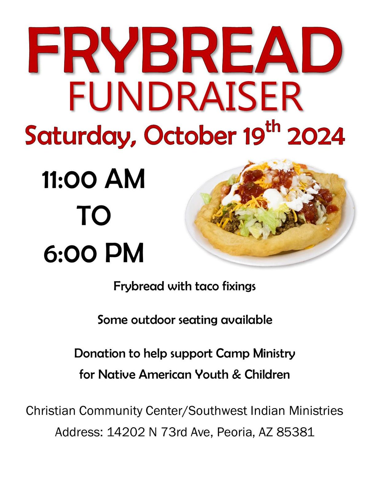 Frybread Fundraiser