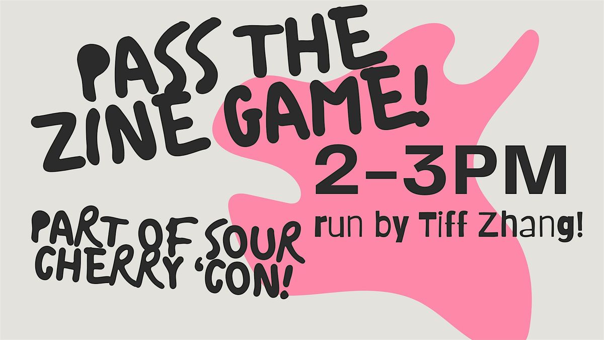 Pass The Zine! Comics making game!