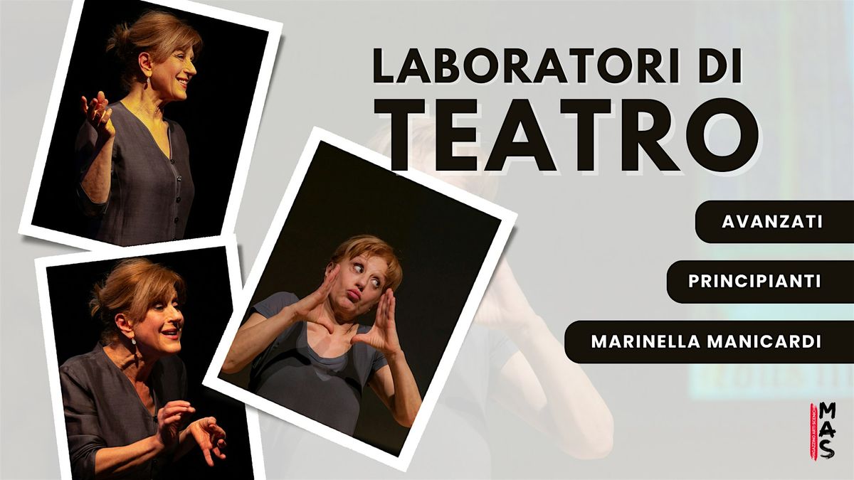 Laboratori Teatrali con Marinella Manicardi