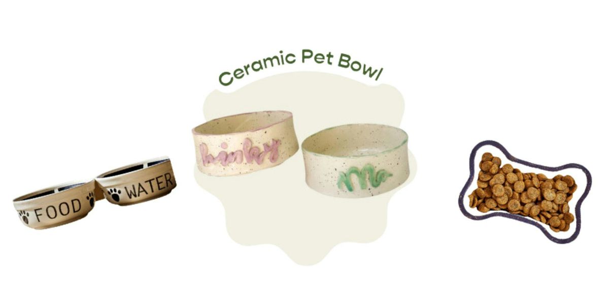 Make Your Own Ceramic Pet Bowl Pottery Class \u2014 8\/28 (Charlestown MA)