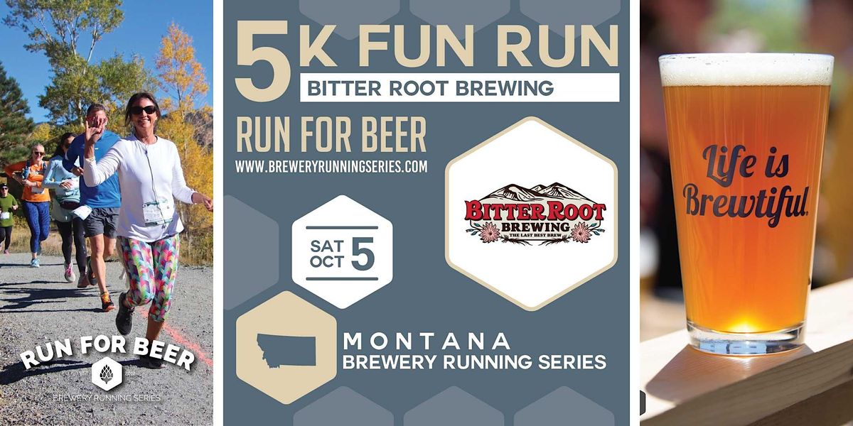5k Oktoberfest Run x Bitter Root Brewing | 2024 MT Brewery Running Series