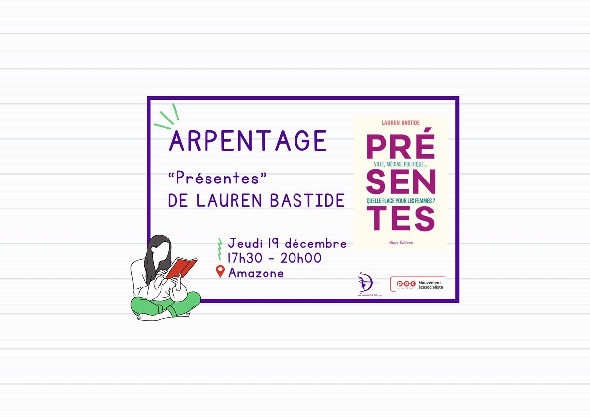 Arpentage "Pr\u00e9sentes", de Lauren Bastide