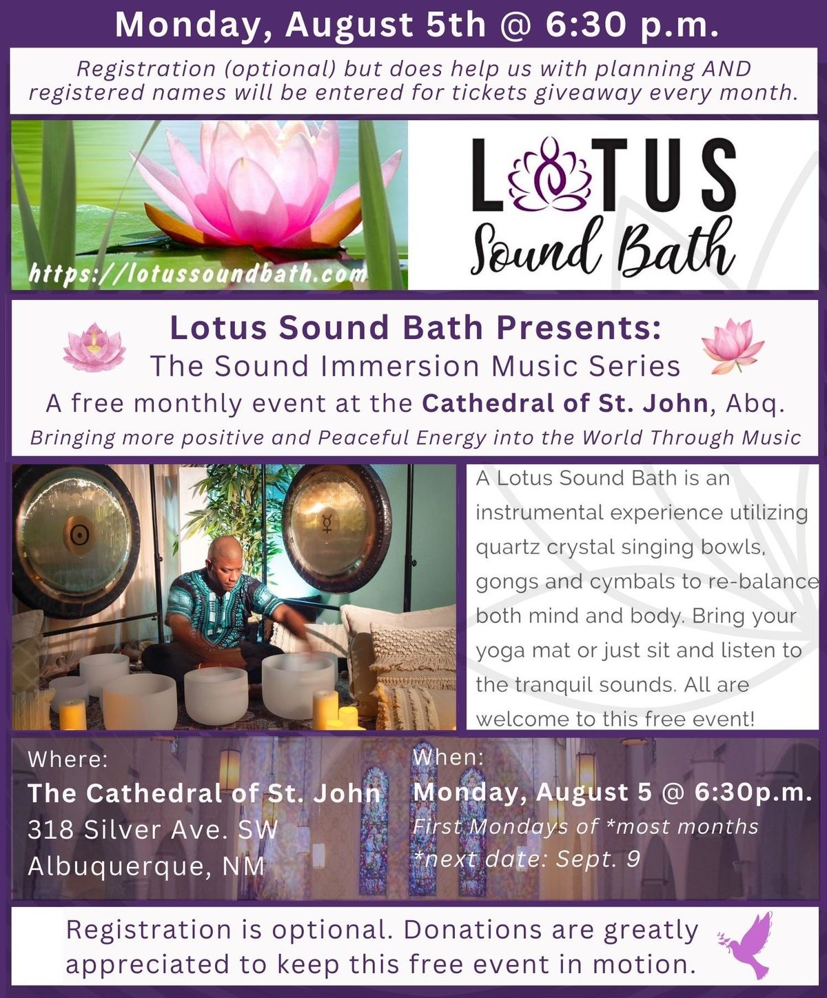 Sound Immersion Series at The Cathedral of St. John