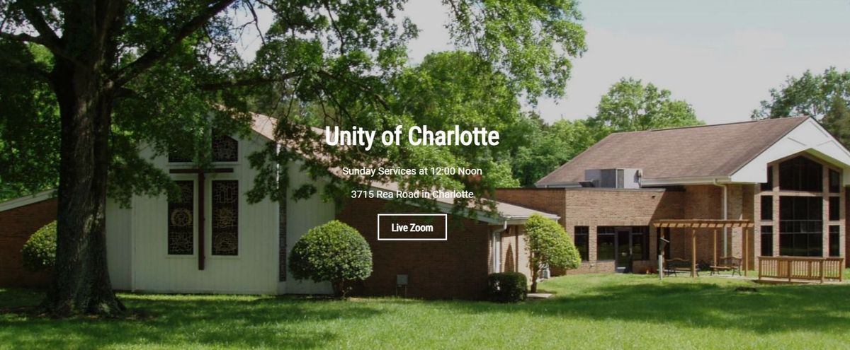 Sunday Service at Unity of Charlotte 
