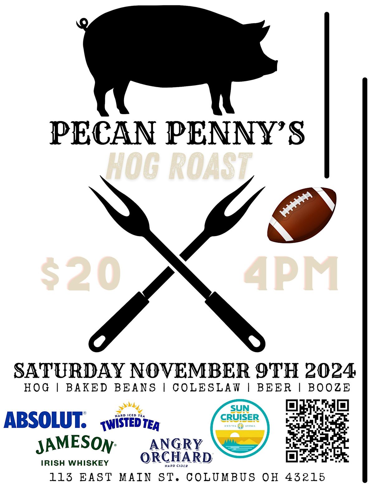 Pecan Penny's Game Day Hog Roast