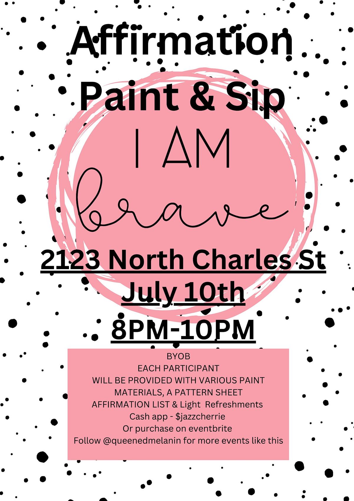 Affirmation Sip & Paint