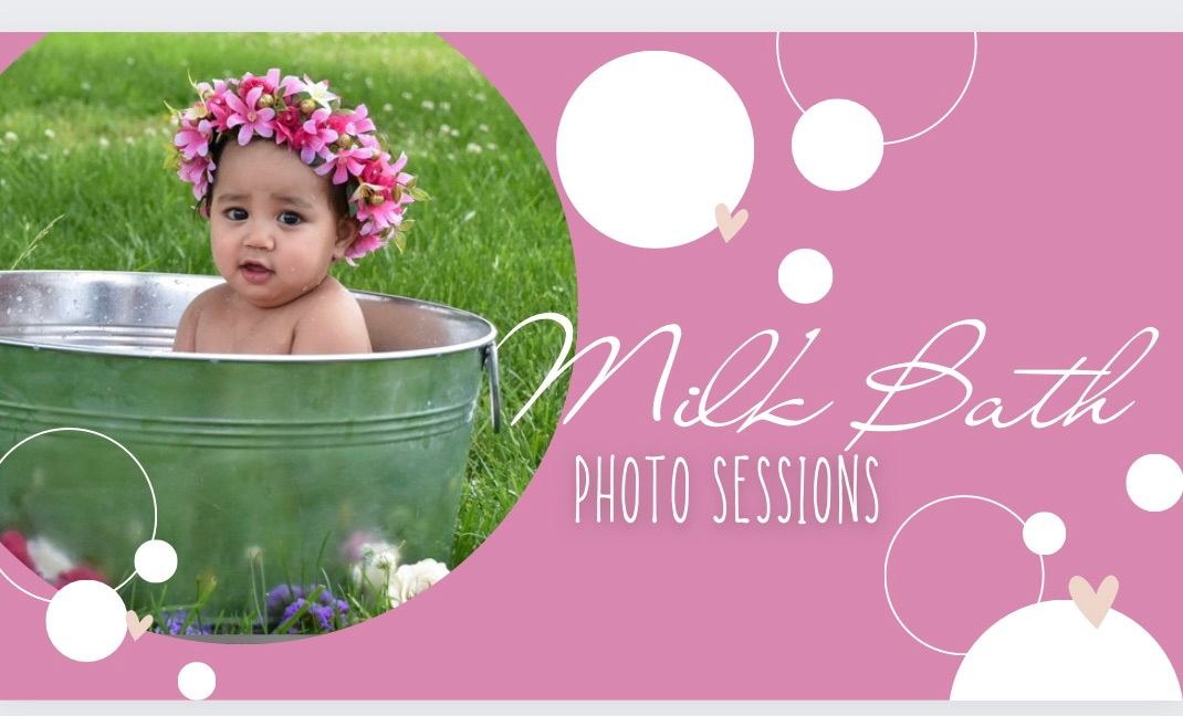 Spring Baby Milk Bath Sessions
