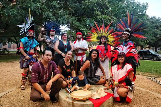 Houston Aztec Dance Free Community Circle