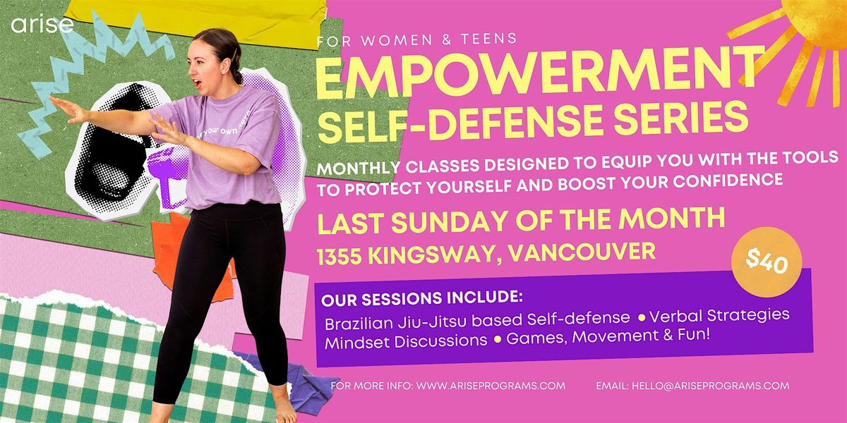 Empowerment Self-Defense for Women and Teens