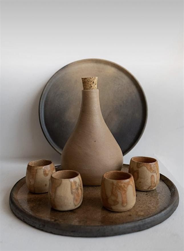 Private Pottery Hand building Class for 2 with Wine-All levels Welcomed