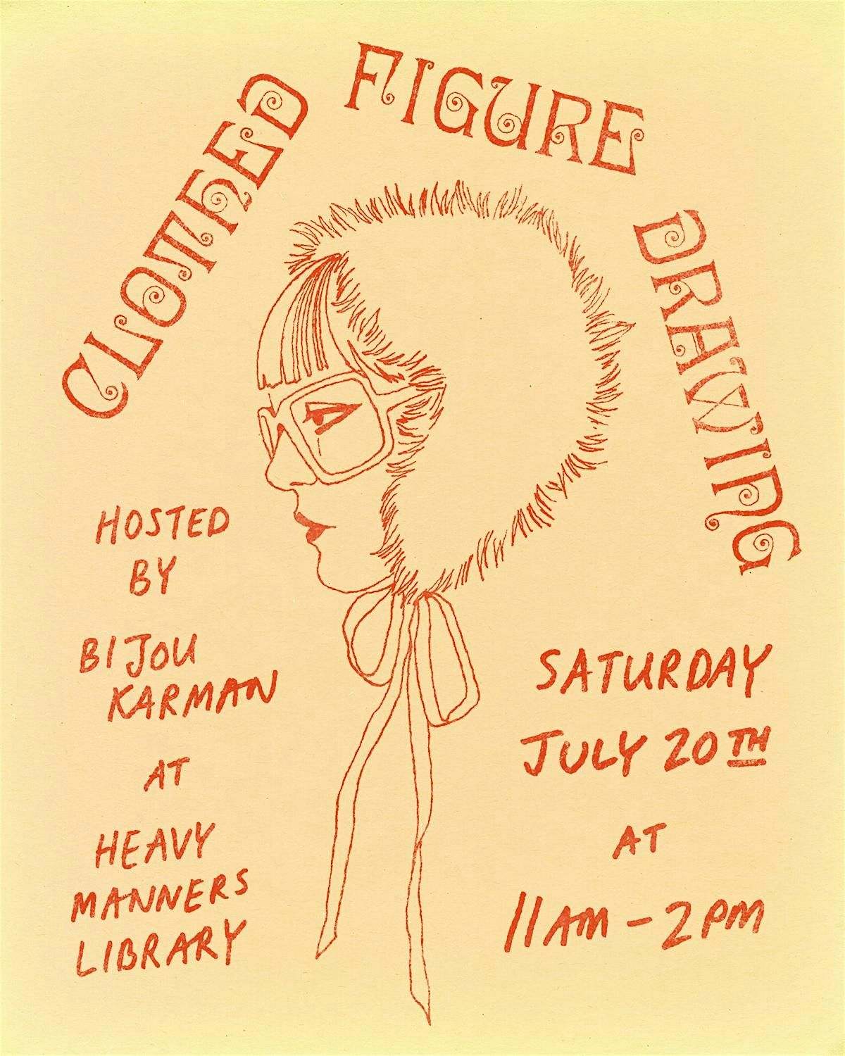 Clothed Figure Drawing at Heavy Manners Hosted by Bijou Karman (7\/20)