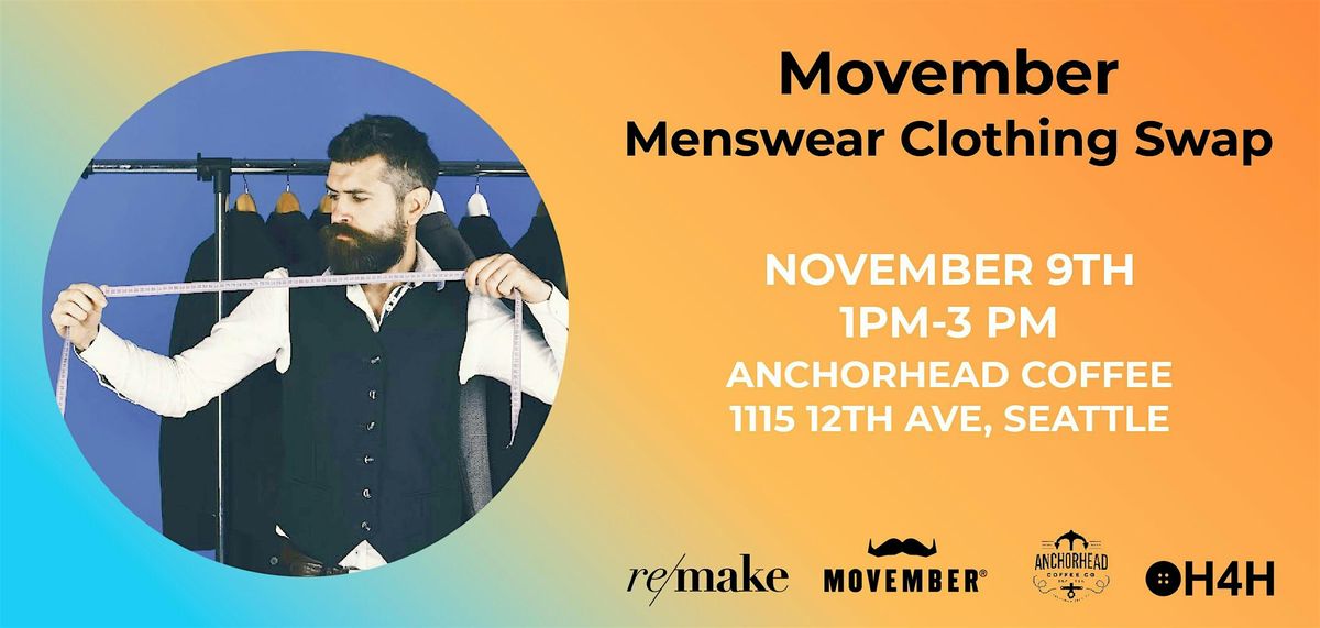 Movember Menswear Clothing Swap