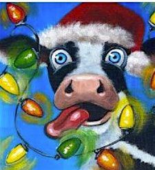 Christmas Crazy Cow - Paint & Sip at The Garsdale Pub, Woodhill Rd, Bury