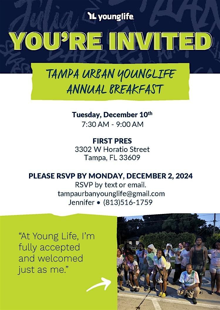 Known: Tampa Urban YoungLife Fall Breakfast