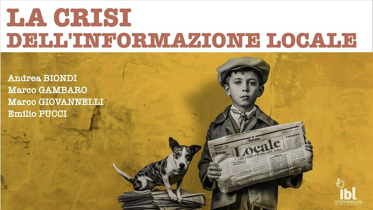 La crisi dell\u2019informazione locale