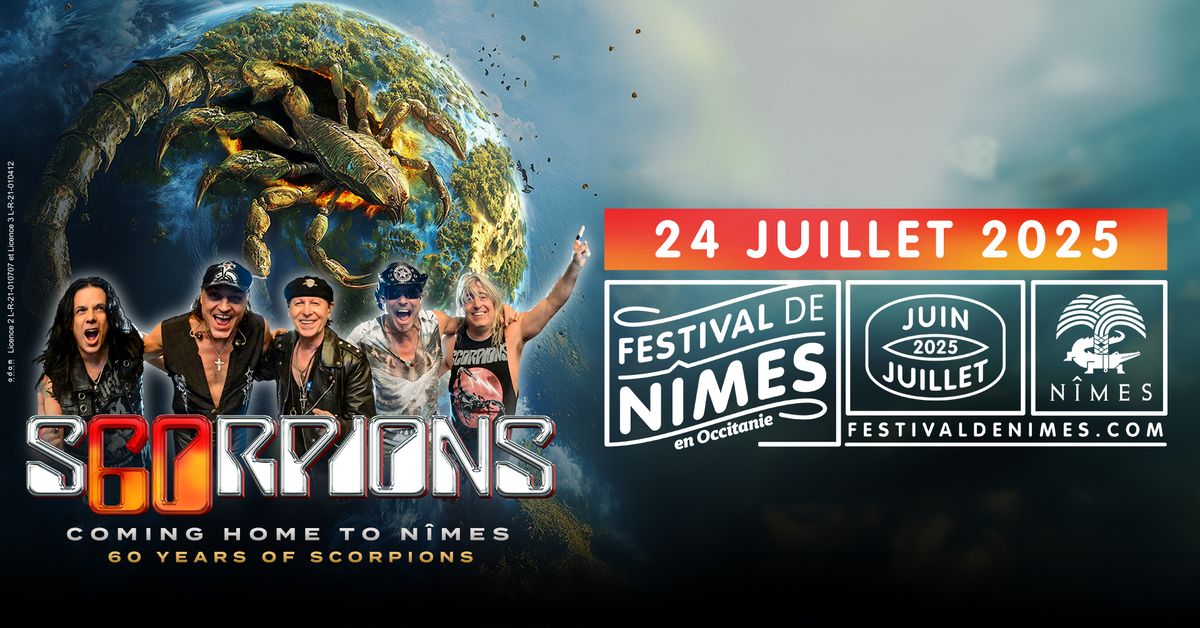 SCORPIONS \u2022 FESTIVAL DE N\u00ceMES \u2022 24 JUILLET 2025