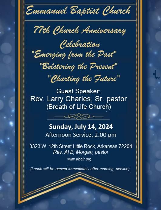 EBC 77th Anniversary Celebration