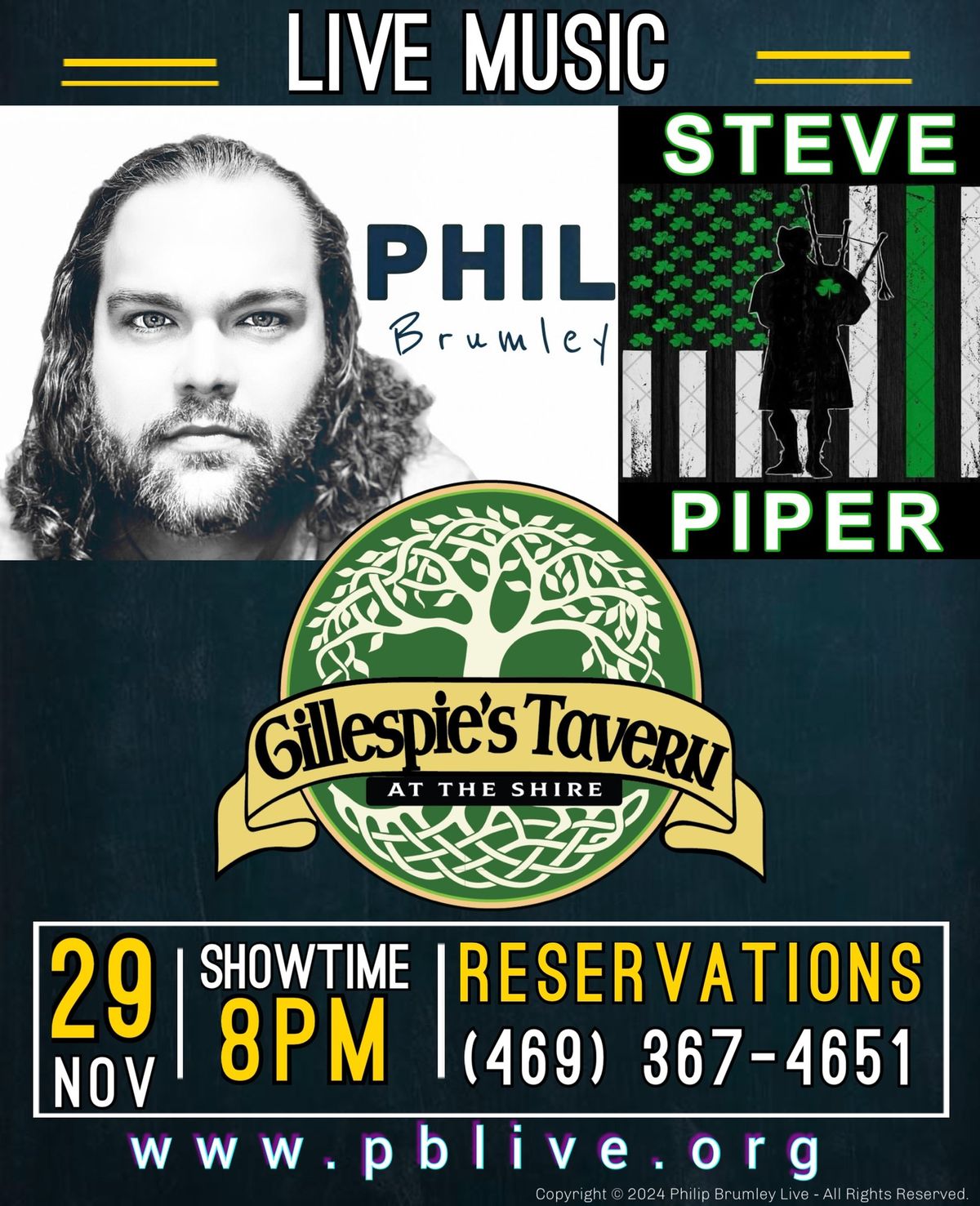 PHIL BRUMLEY & STEVE PIPER | GILLESPIE\u2019S TAVERN