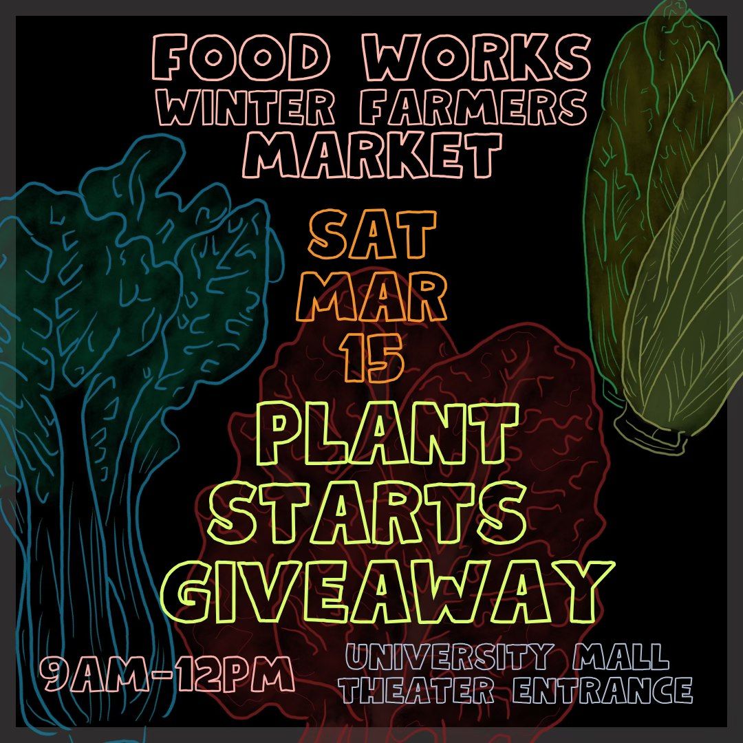 Winter Market Plant Giveaway and Resource Fair!