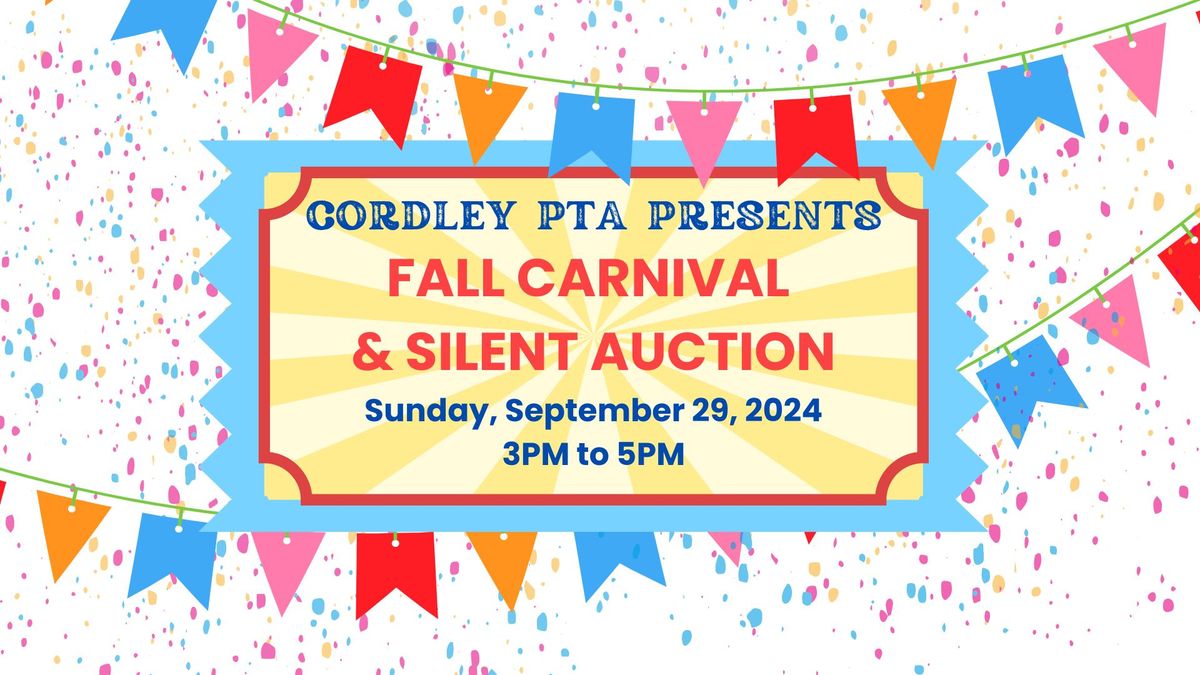 Cordley Fall Carnival and Silent Auction Fundraiser