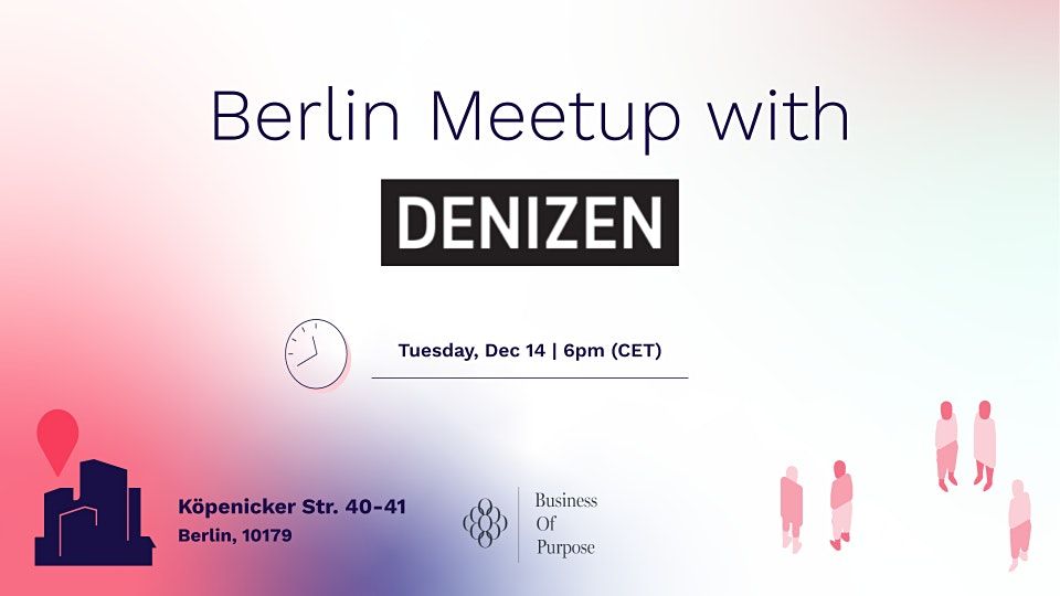 Berlin Purpose Tour with Denizen  (In-Person!)