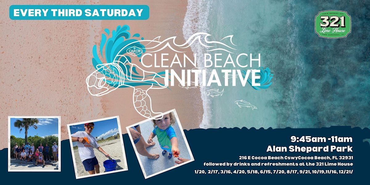 Beach Clean Up w\/ Keep Brevard Beautiful