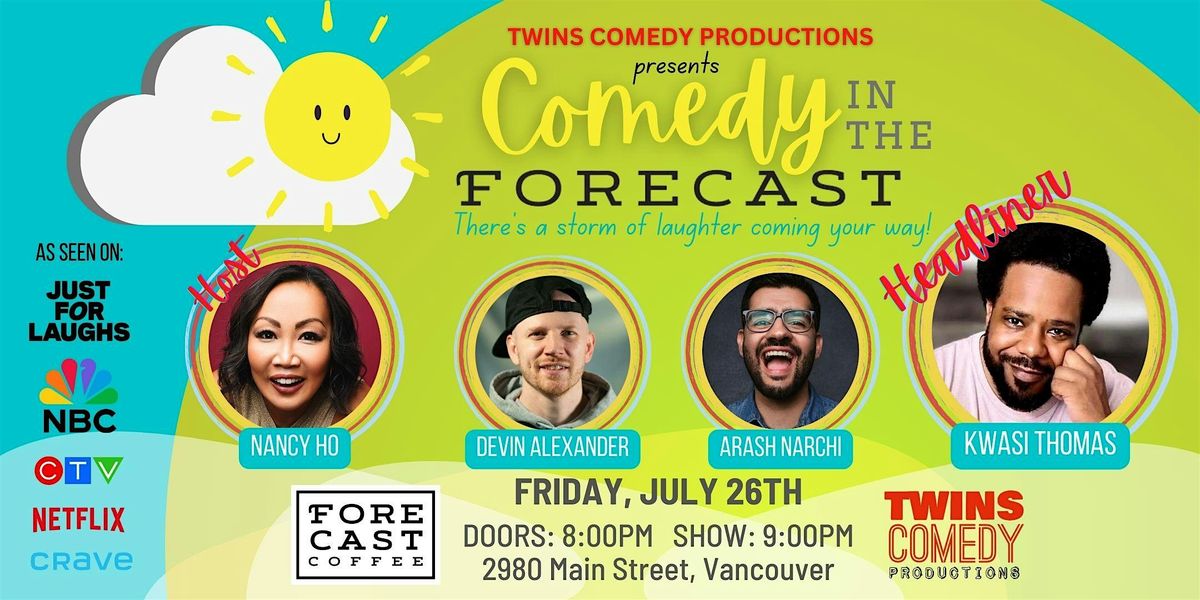 Comedy in the Forecast - Live Standup Comedy in Mount Pleasant