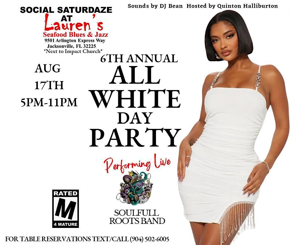 Social Saturdaze All White Day Party