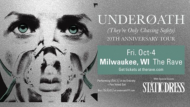 Underoath - They're Only Chasing Safety 20th Anniversary Tour at The Rave \/ Eagles Club