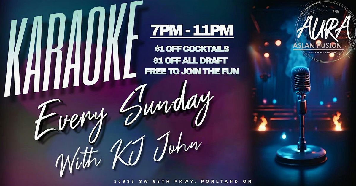 Karaoke Every Sunday!