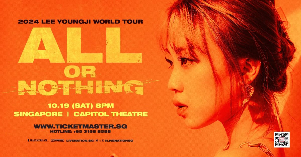 2024 LEE YOUNGJI WORLD TOUR [ALL OR NOTHING] IN SINGAPORE