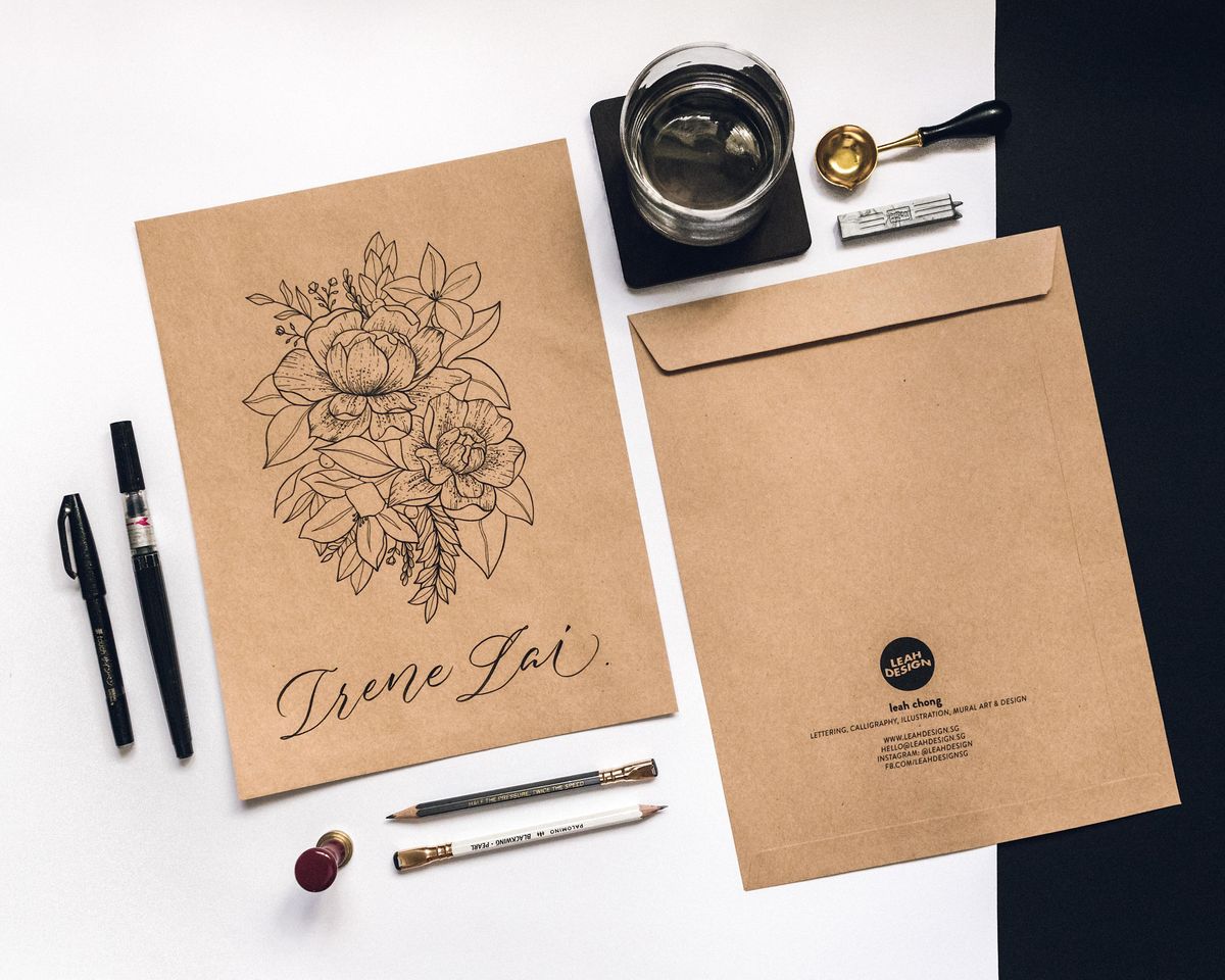 Learn Calligraphy Workshop (Central Singapore) - 3.5 Hour Workshop